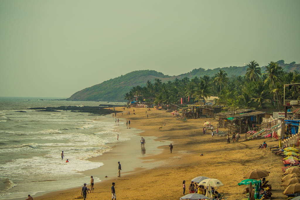 La spiaggia di Anjuna